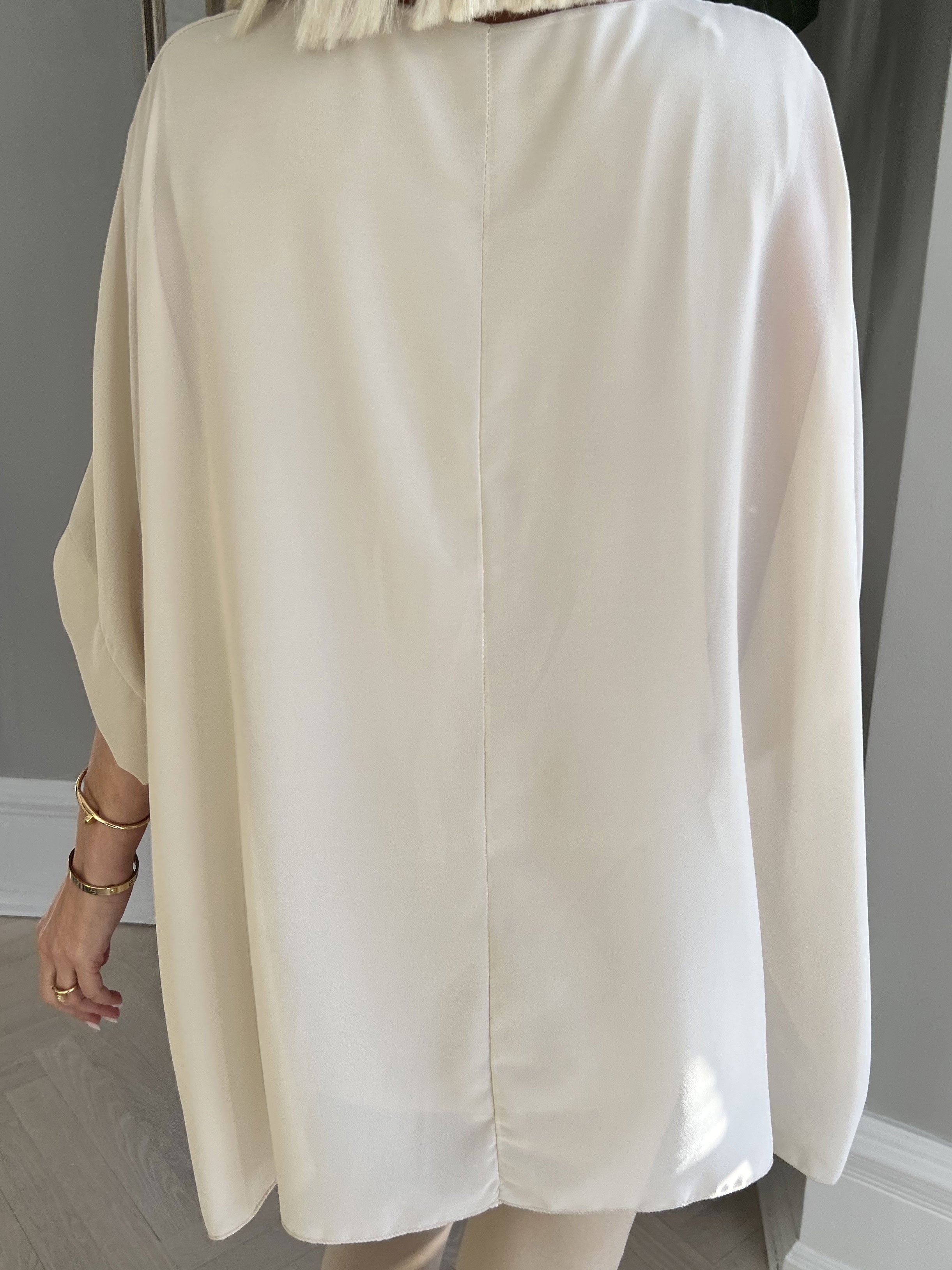 Patty - Sød tunika med chiffonlag yderst